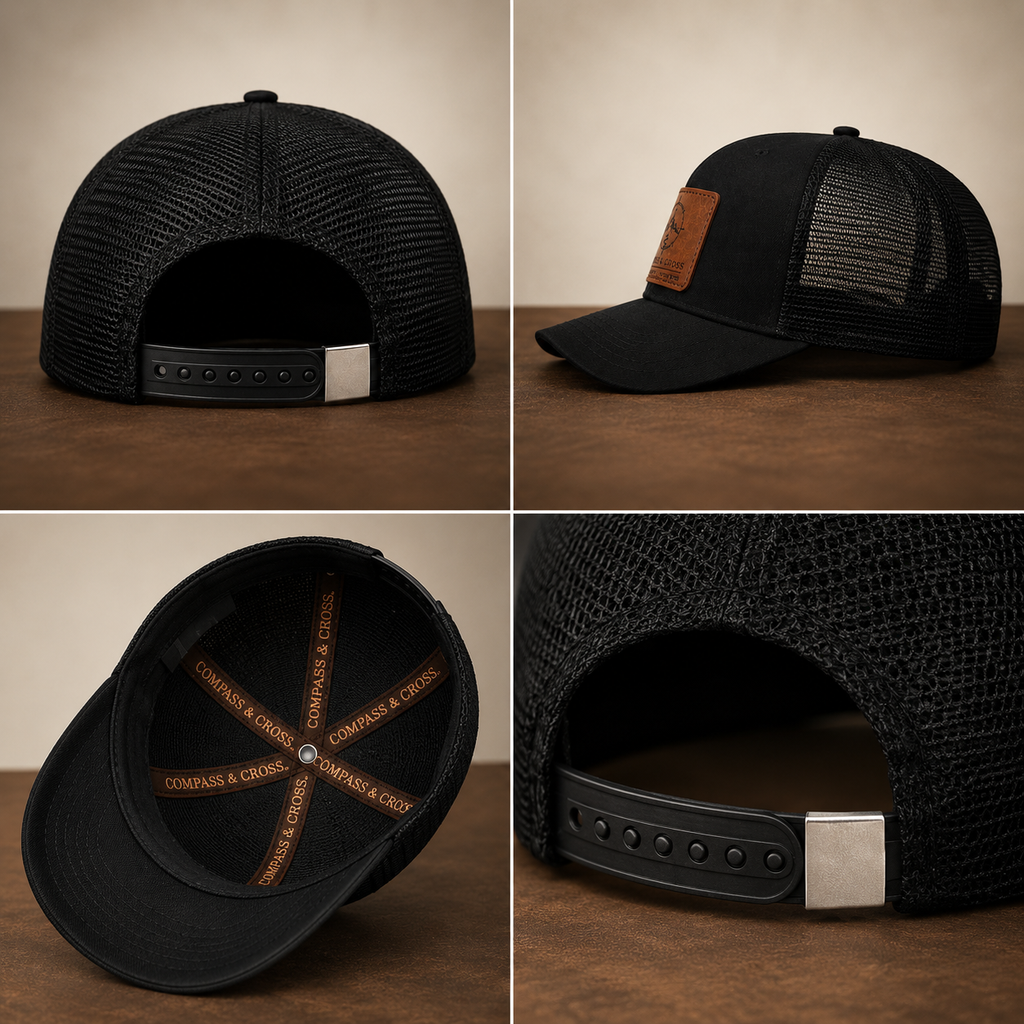 Cornerstone Trucker Cap - black