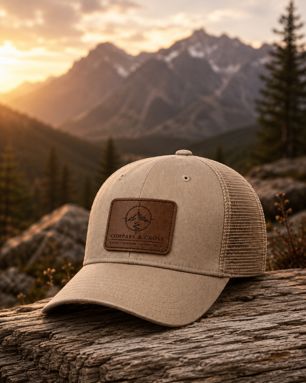 Cornerstone Trucker Cap - Sand