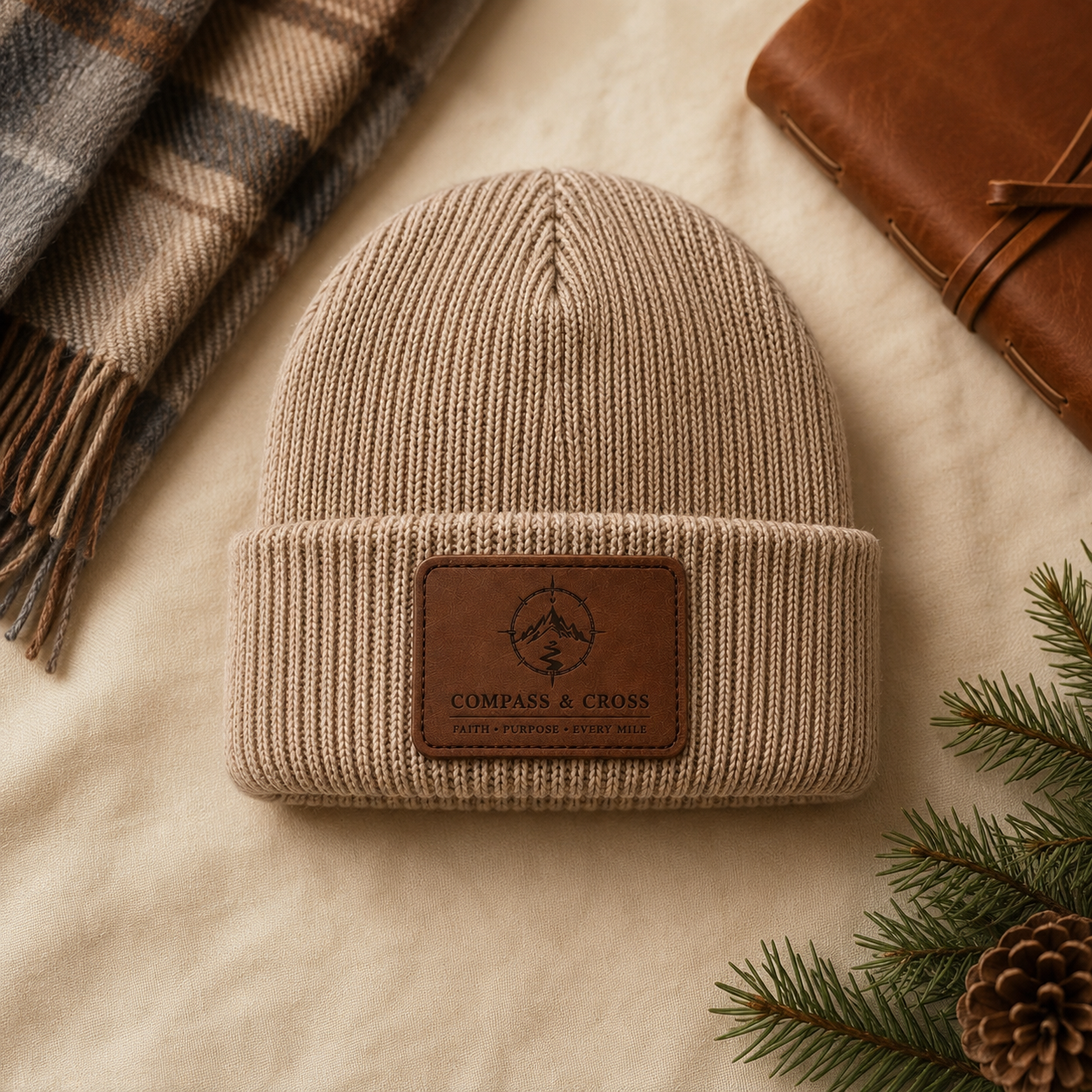 Cornerstone Beanie - Sand