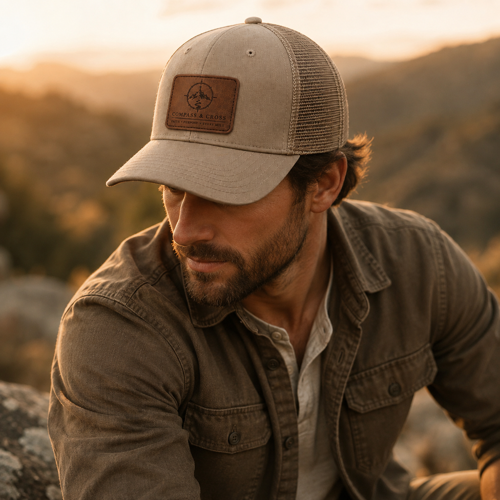 Cornerstone Trucker Cap - Sand